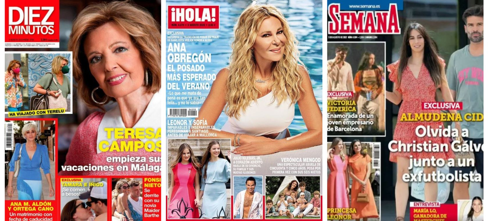 Estas son las portadas de las revistas del corazón de hoy miércoles 27 de  julio | Love 40 | LOS40