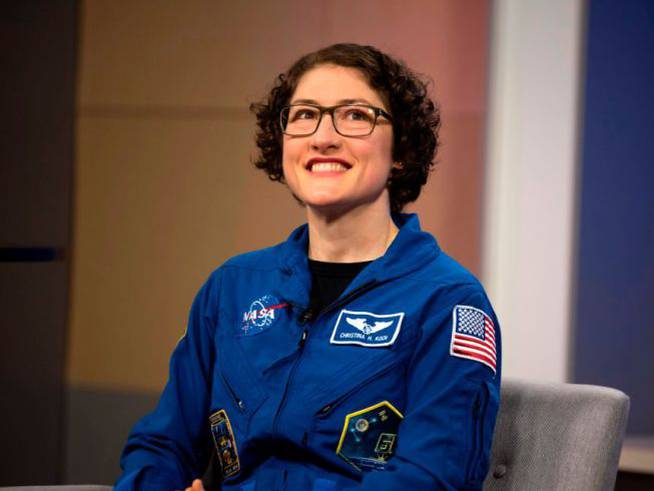 la astronauta de la NASA Christina Hammock Koch.