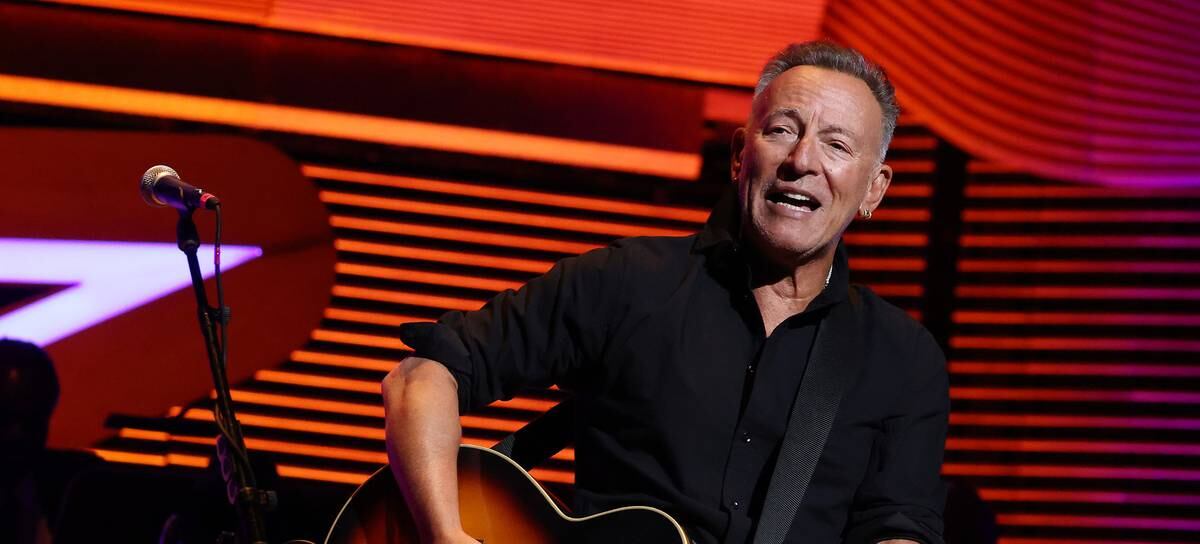 Bruce Springsteen durante una actuación en Nueva York el 6 de noviembre de 2023.