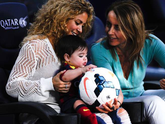 Shakira, una habitual del Camp Nou.