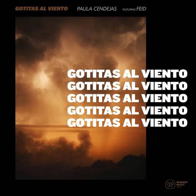 Portada &#039;Gotitas al viento&#039;, el nuevo single de Paula Cendejas feat. Feid.