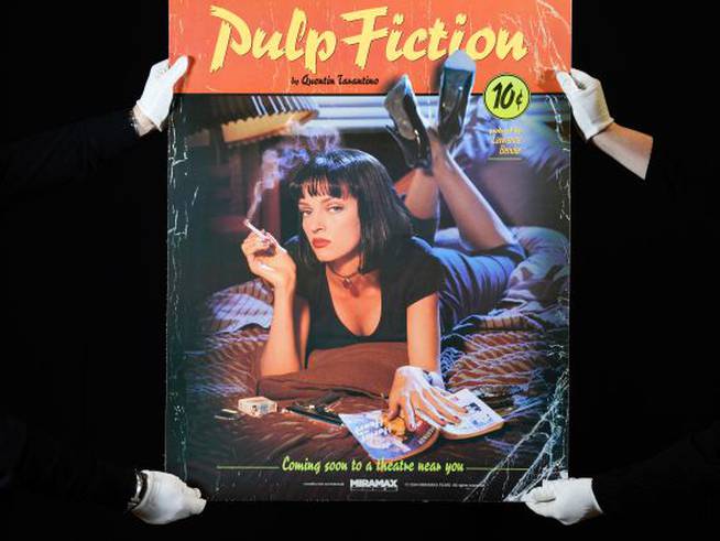 Cartel promocional de &#039;Pulp Fiction&#039;.
