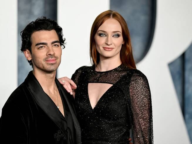 Joe Jonas y Sophie Turner en la fiesta de Vanity Fair tras Los Oscars de 2023