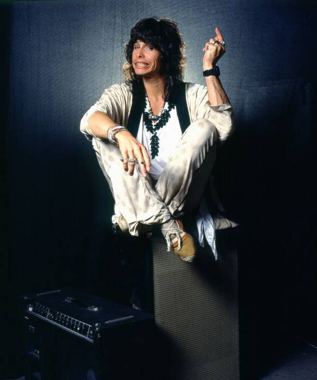 Retrato del líder de Aerosmith en Boston, Massachusetts, en 1985.