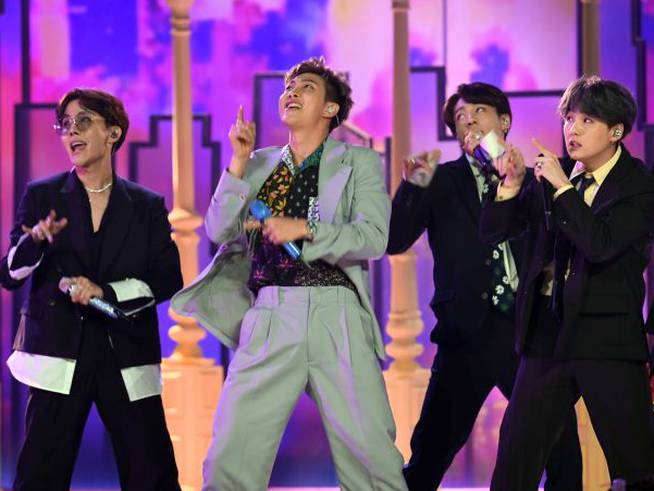 Algunos de los integrantes de la banda surcoreana BTS durante los Billboard Music Awards 2019. / Foto: Kevin Winter/Getty Images for dcp.