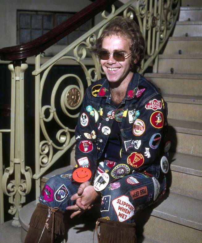 Elton John en una fotografía tomada en 1972.