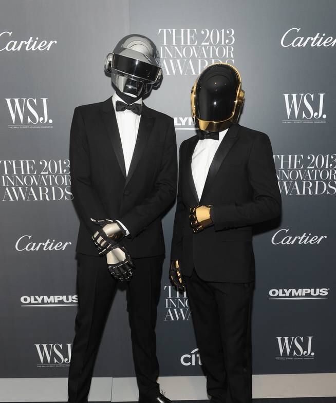 Thomas Bangalter y Guy-Manuel de Homem-Christo, integrantes del dúo Daft Punk, en 2013.