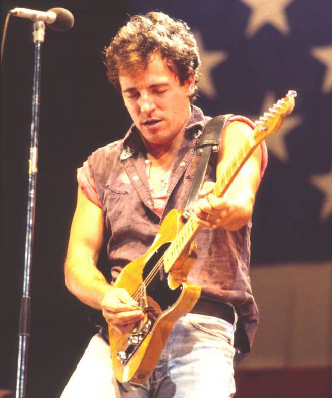 Bruce Springsteen en 1985.