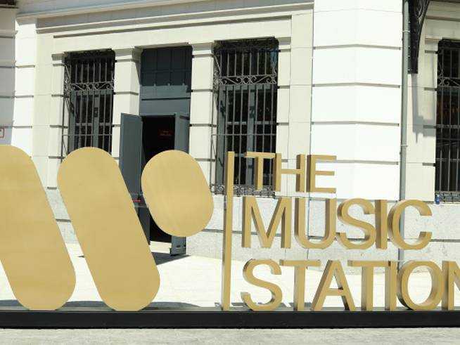 La entrada a The Music Station