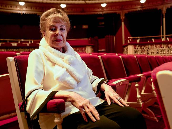 Gemma Cuervo durante una entrevista en el Teatro María Guerrero