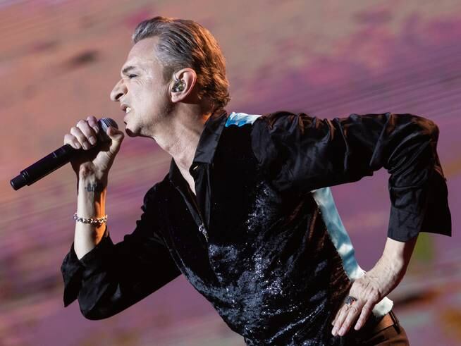 Dave Gahan, de Depeche Mode, en plena forma durante su show el viernes en Primavera Sound Madrid 2023. (Photo by Aldara Zarraoa/WireImage)