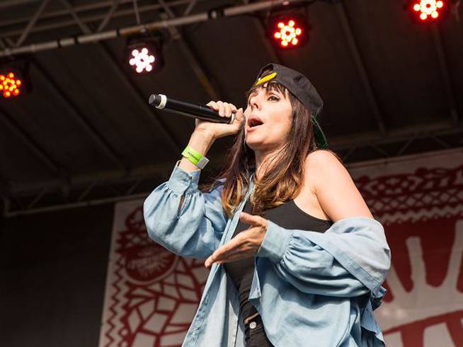 La rapera Mala Rodríguez durante un directo en Pachanga Latino Music Festival en Texas en el año 2015. /Foto: Rick Kern/WireImage.