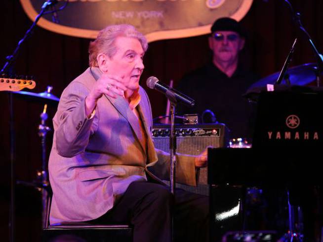 Jerry Lee Lewis en uno de sus últimos conciertos en Nueva York.