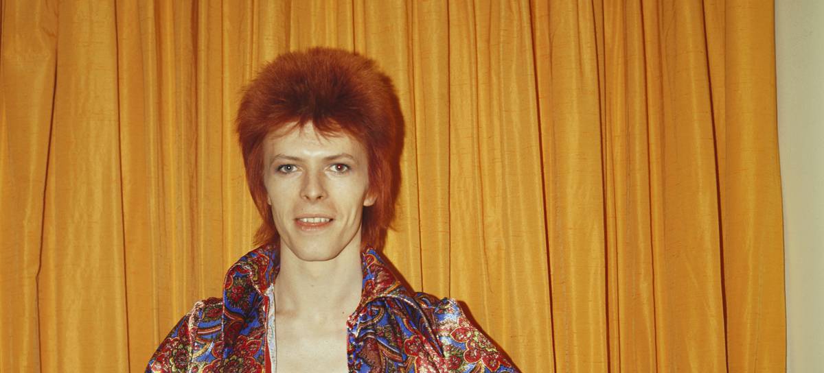 David Bowie en 1973.
