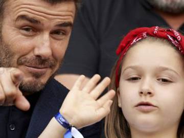 La cara de David Beckham cuando su hija Harper le dice que está enamorada representa a muchos padres