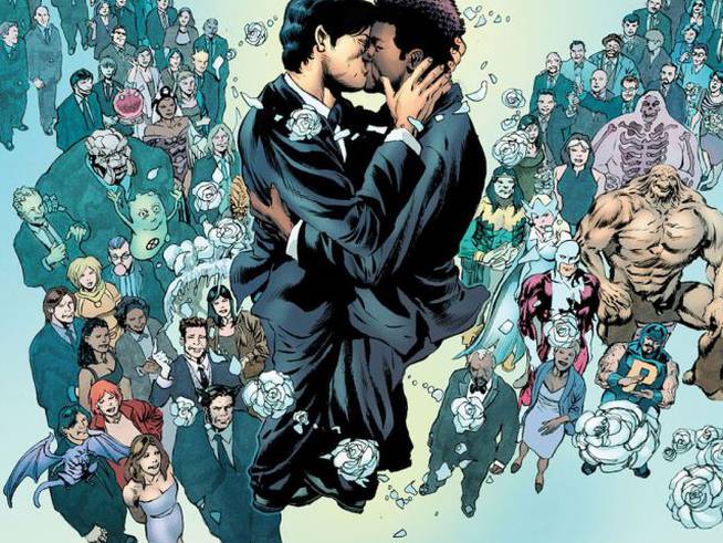 La primera boda gay de Marvel.