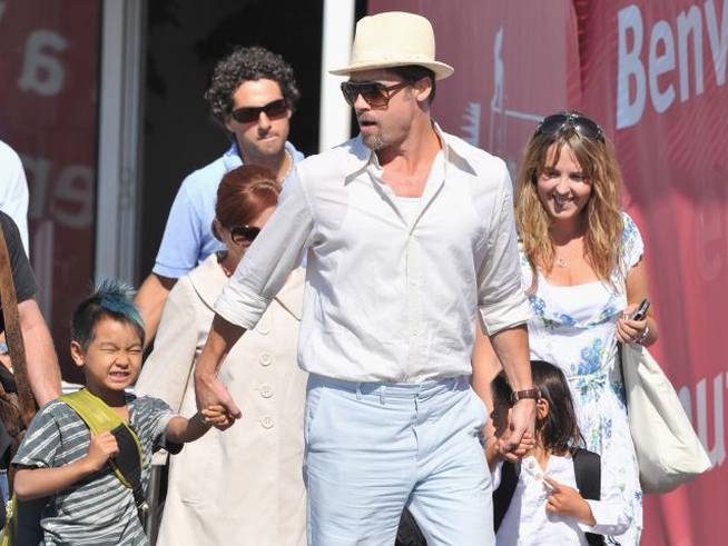 Brad Pitt en el Festival de Cine de Venecia en 2008.