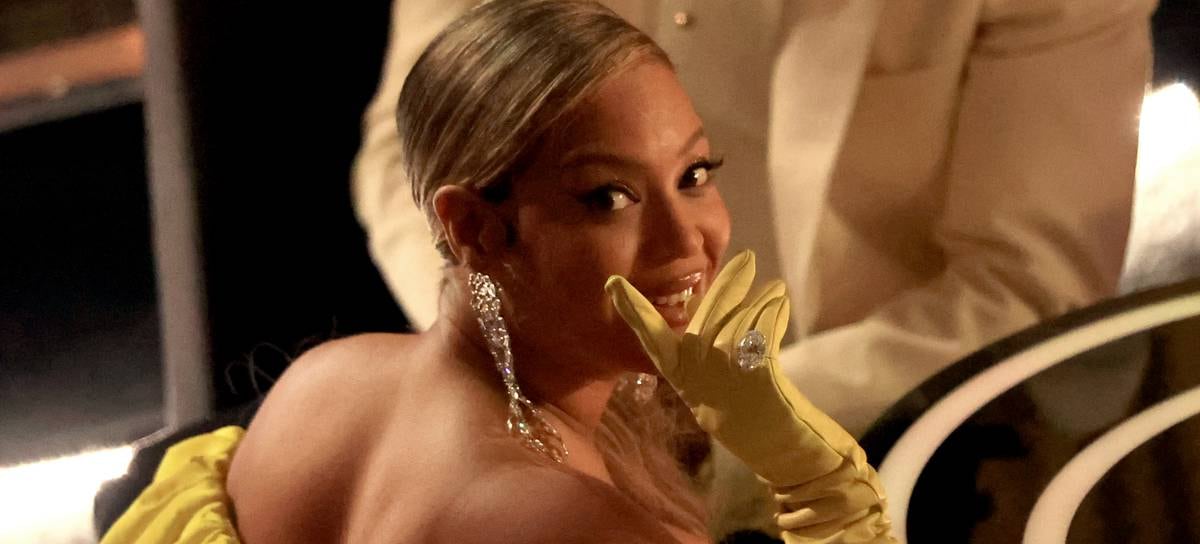 Beyonce Knowles  en los Oscars de 2022.