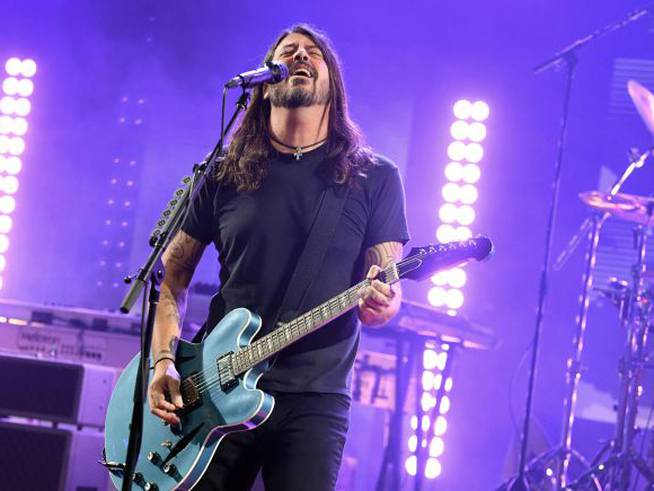 Dave Grohl, líder de Foo Fighters, durante una actuación para iHeartRadio en enero de 2021.