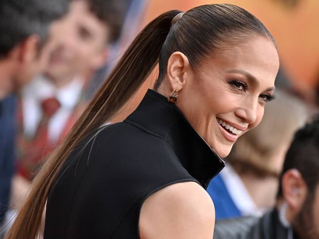 Jennifer Lopez at the premiere of The Flash in June 2023.