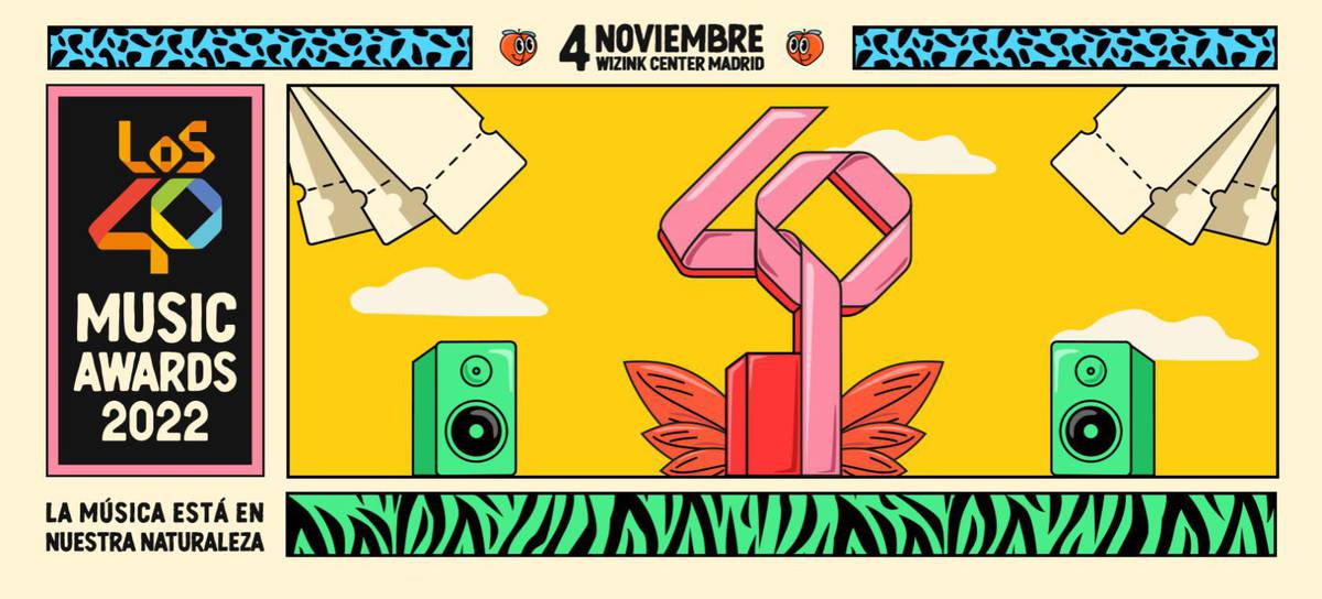 Todo sobre LOS40 Music Awards 2022 fecha, horario, nominados, artistas