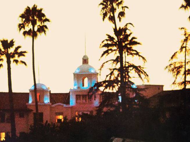 Detalle del disco &#039;Hotel California&#039; de The Eagles&#039;