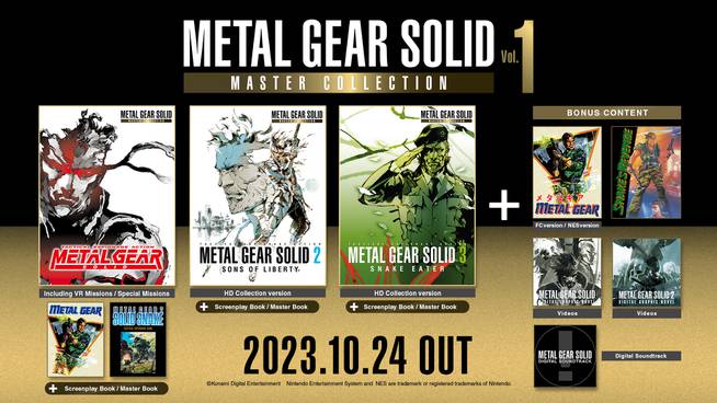 Portada de Metal Gear Solid Master Collection