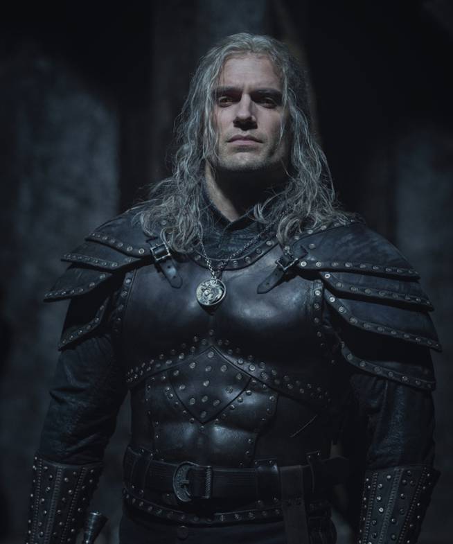 Henry Cavill en el papel de Geralt