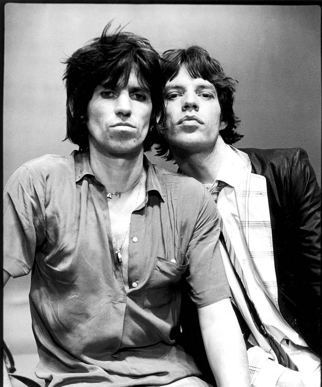 Keith Richards y Mick Jagger en 1978.