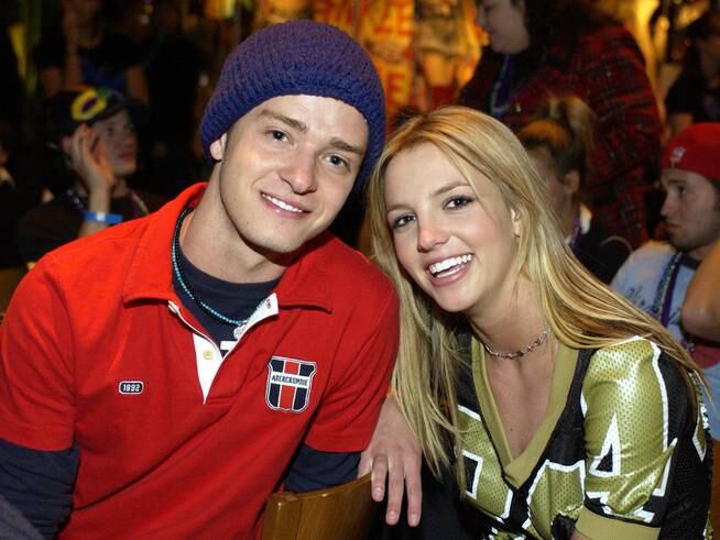 Britney Spears y Justin Timberlake en la Super Bowl XXXVI.