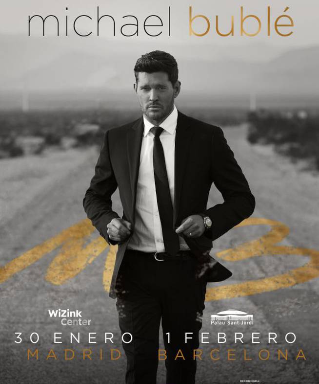Michael Bublé visitará Madrid y Barcelona con LOS40 Classic como emisora oficial