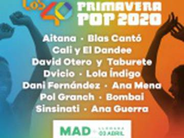 EL FESTIVAL LOS40 PRIMAVERA POP REGRESA A MADRID, BARCELONA Y MÁLAGA