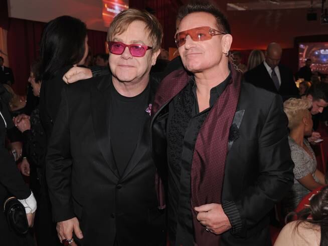 Elton John y Bono