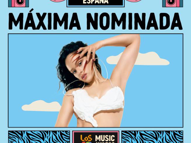 Rosalía es también máxima nominada dentro de la categoría España