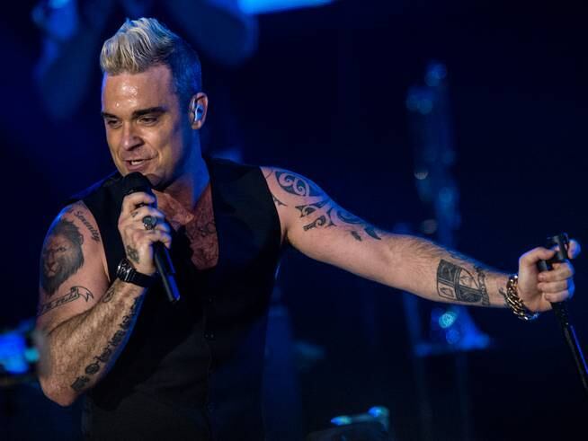 Robbie Williams en el Lucca Summer Festival de 2015
