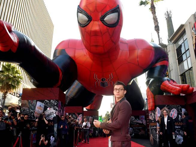 Tom Holland en la segunda premiere de Spider-Man