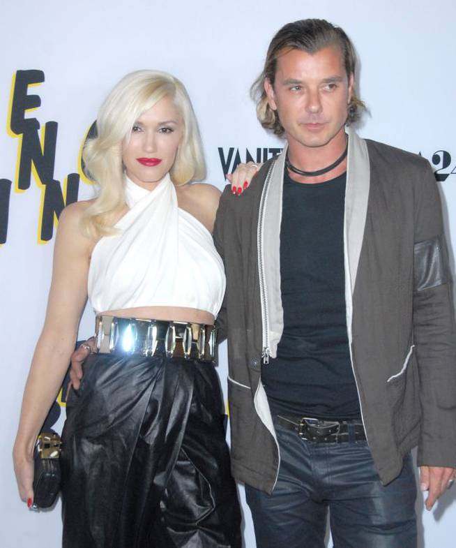 Gwen Stefani y Gavin Rossdale, en el año 2013, en Los Angeles, California. 