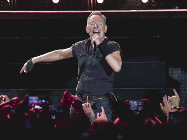 Bruce Springsteen durante su concierto el pasado 30 de abril en Barcelona.
