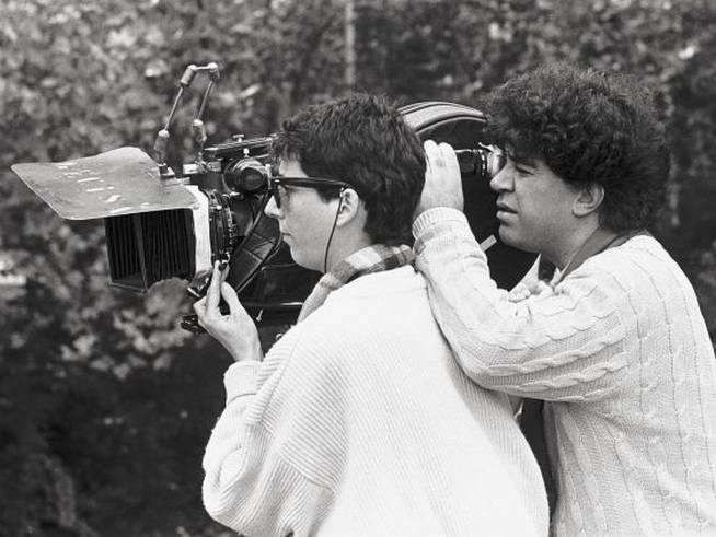 Pedro Almódovar durante el rodaje de la película &#039;Matador&#039; de 1986.