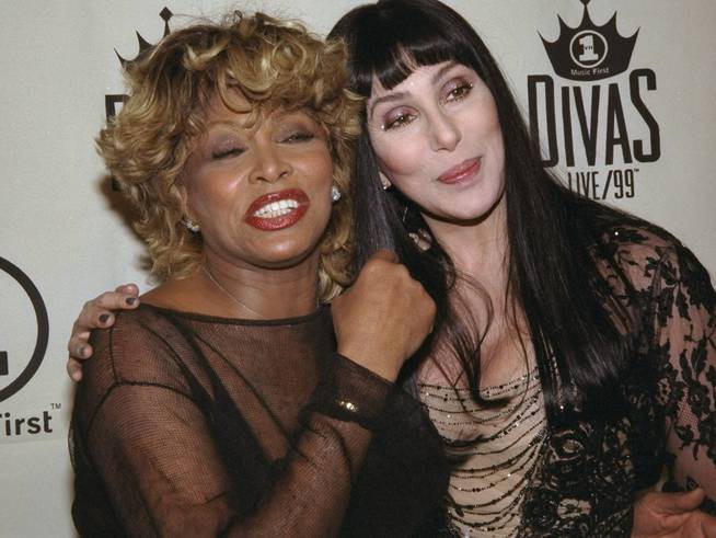 Tina Turner y Cher eran grandes amigas.