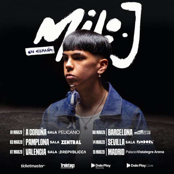 CONCIERTO MILO J - SEVILLA - PANDORA - JUEVES 14 DE MARZO