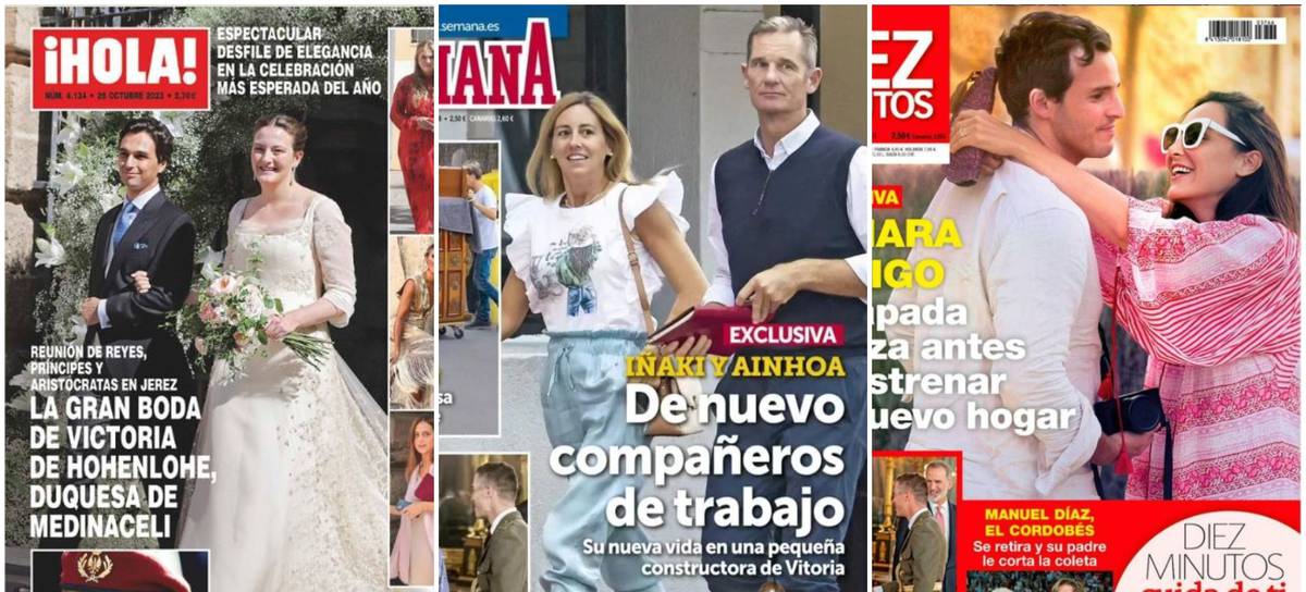 Las portadas de las revistas del corazón de hoy, miércoles 18 de octubre.