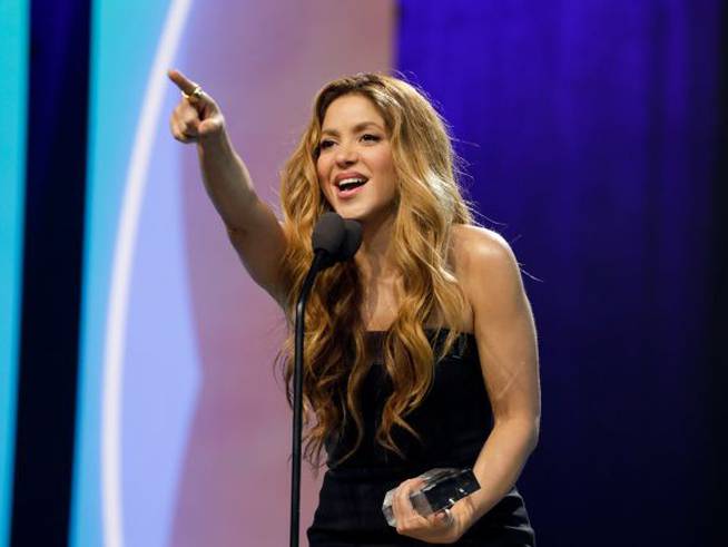 Shakira en los Billboard Latin Women In Music.