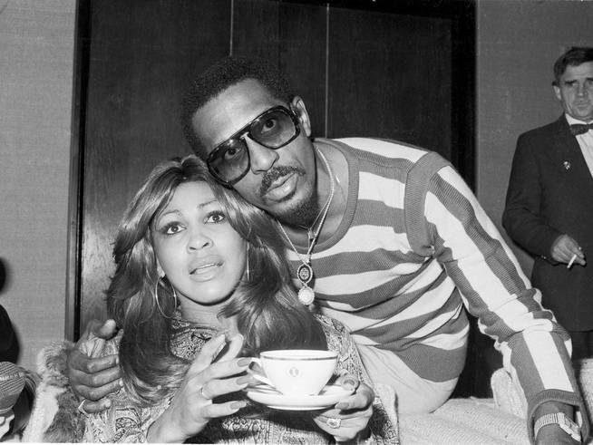 Ike y Tina Turner en Londres el año 1975.