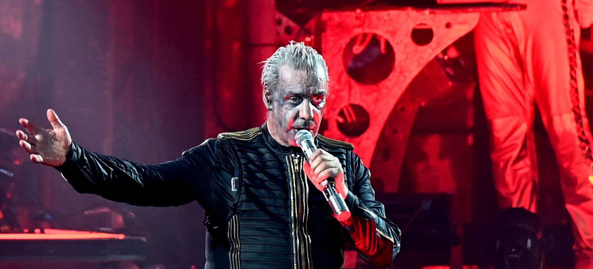 Till Lindemann, vocalista de  Rammstein.