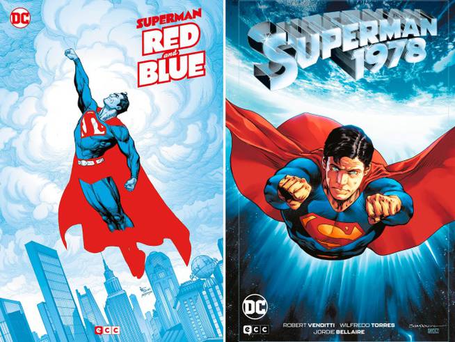 Superman Red and Blue y Superman 78.