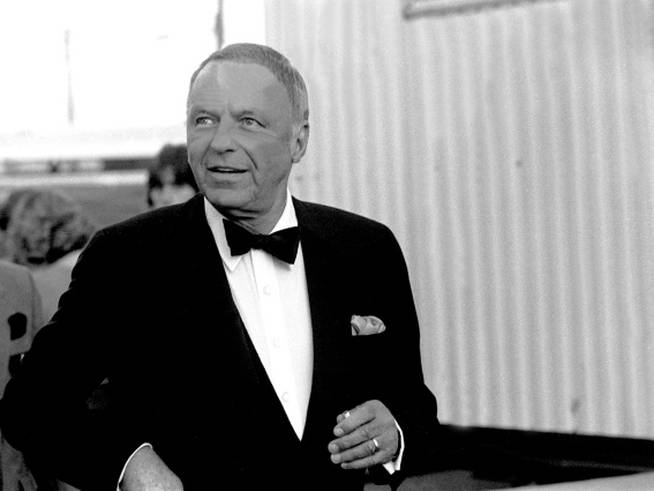 El cantante Frank Sinatra