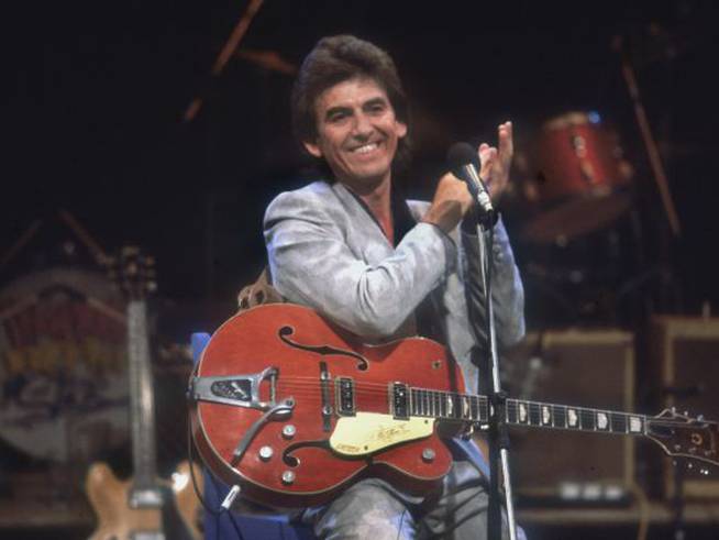 George Harrison en 1987.