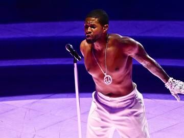 La inspiración de Usher para su actuación en el Super Bowl: Rihanna y unos patines
