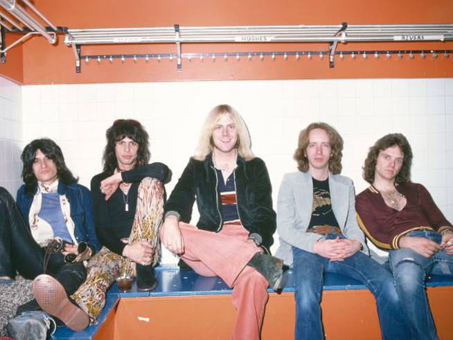 Aerosmith en 1975.